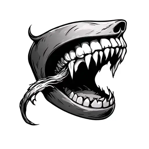 Bite Mark tattoo design idea