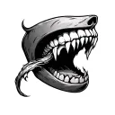 Bite Mark tattoo design idea