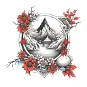 Korean tattoo design idea