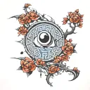 Korean tattoo design idea