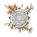 Korean tattoo design idea