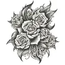 torn skin tattoo design idea