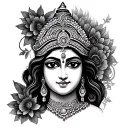 laxmi tattoo design idea