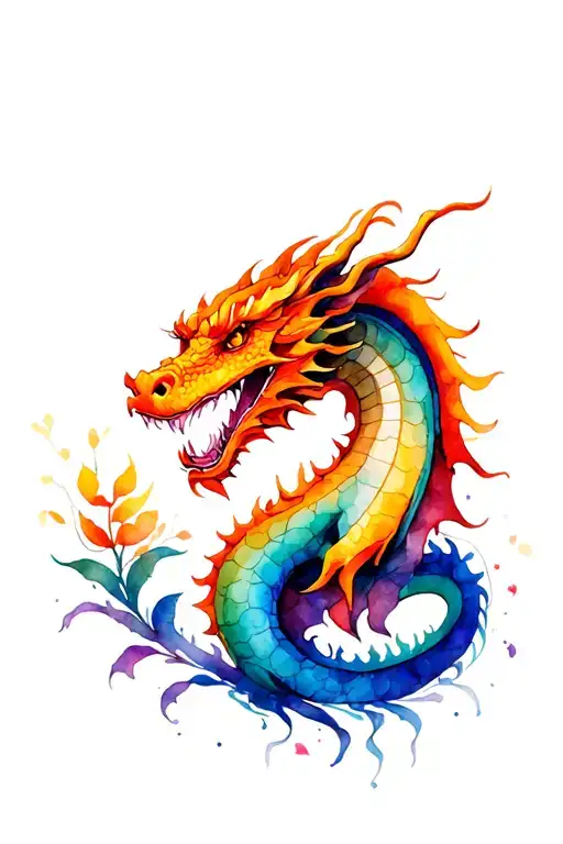 Dragon’s Resilience & Eternal Love Tattoo Design me a tattoo tattoo design idea
