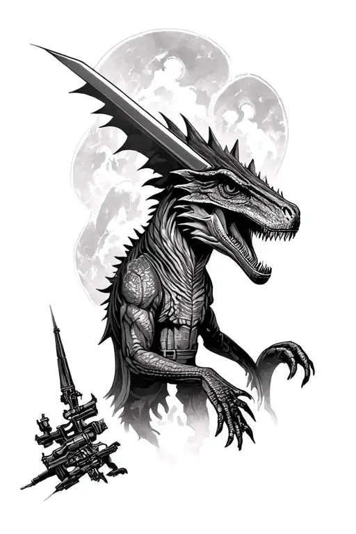 star wars mythosaur sleeve forearm tattoo design idea