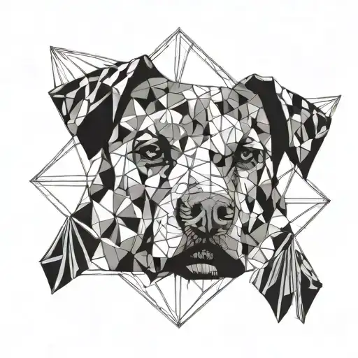 dog memorial tattoo design idea