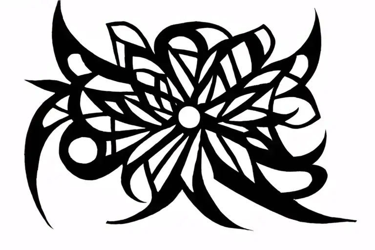 tribal style tattoo tattoo design idea