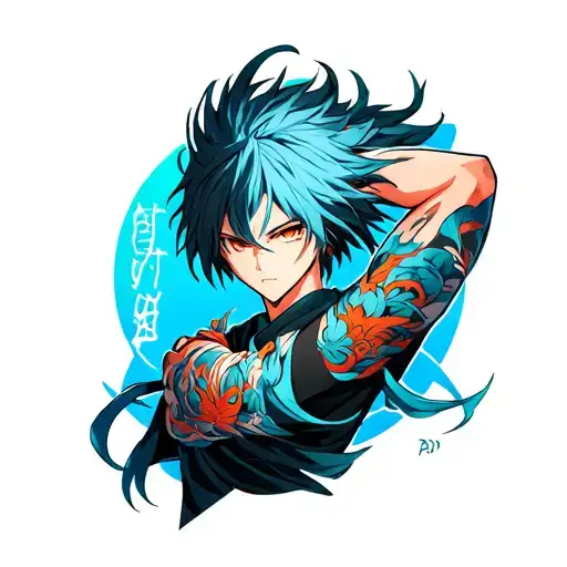 Danzo Arm sleeve tattoo design idea