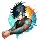 Danzo Arm sleeve tattoo design idea