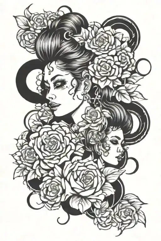 I'm 23 years old, I like money, I'm in love with my daughter and family. tattoo design idea