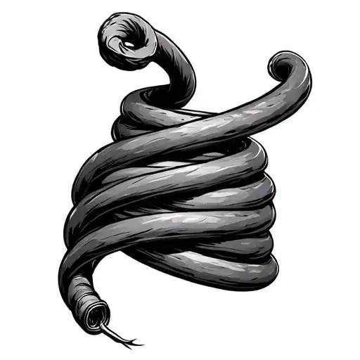 Rubber Hose tattoo design idea