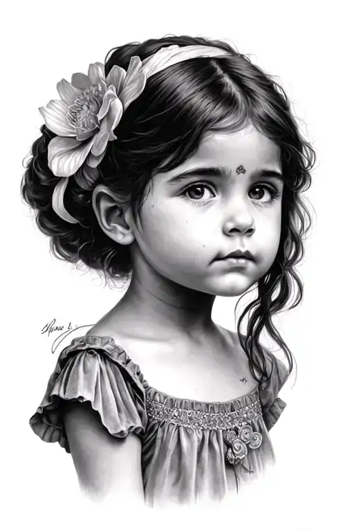 little sister tattoo tattoo design idea