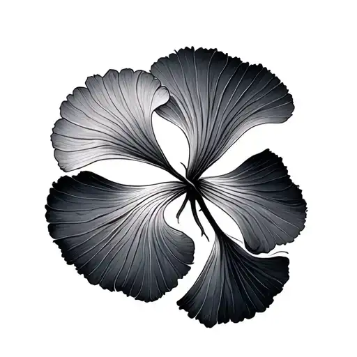 Ginkgo tattoo design idea