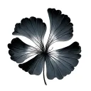 Ginkgo tattoo design idea