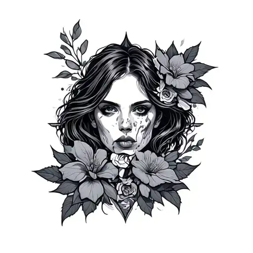 freeze tattoo design idea