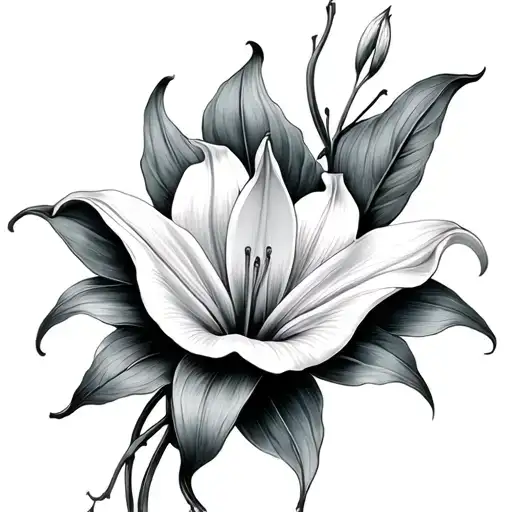 calli lilly flower and mandela tattoo tattoo design idea