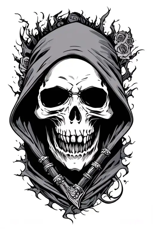 Grim Reaper tattoo design idea
