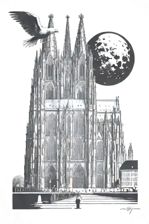Cologne Cathedral tattoo design idea