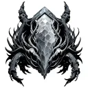 uroboros with a philosophical stone tattoo design idea