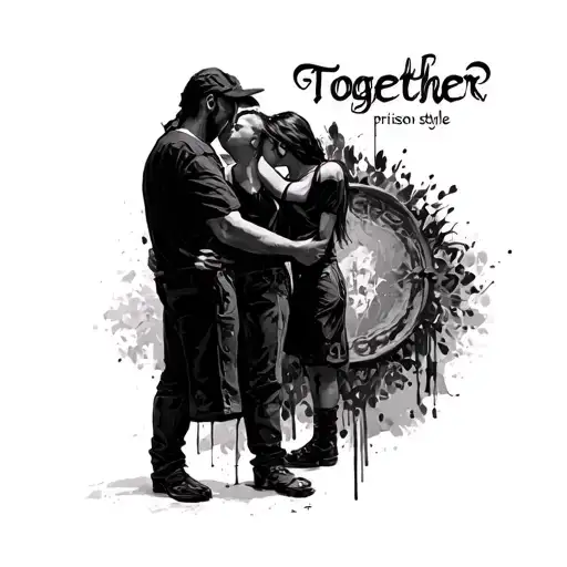 "Prison style" ''Together'' tattoo design idea