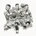 Aaron judge, Stephen Curry and cristiano ronaldo tattoo design idea