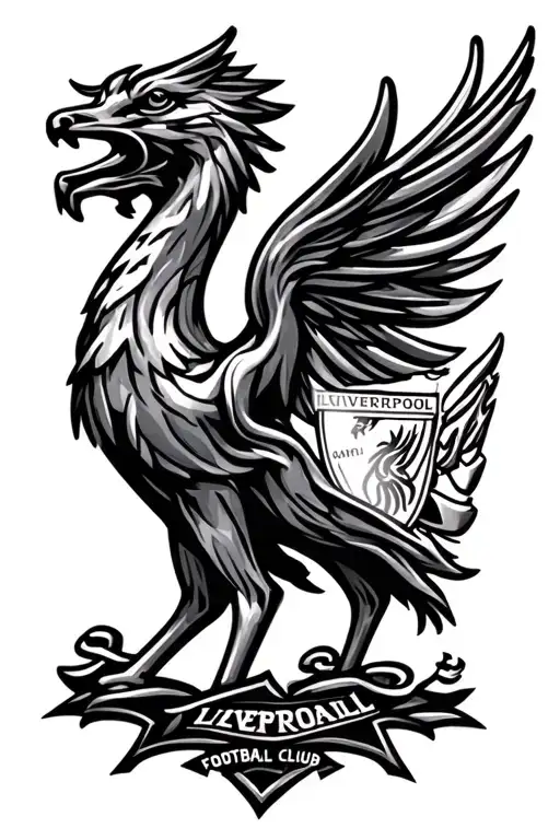 Liverpool football club tattoo design idea