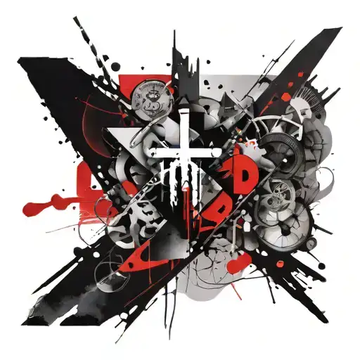 blessed written tattoo design idea