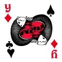 7 Of Spades And 2 Of Diamonds Playing Card Death Death stands tattoo design idea