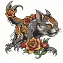 Dannae tattoo design idea