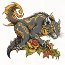 Dannae tattoo design idea