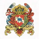 Dominican Republic flag tattoo design idea