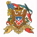 Dominican Republic flag tattoo design idea