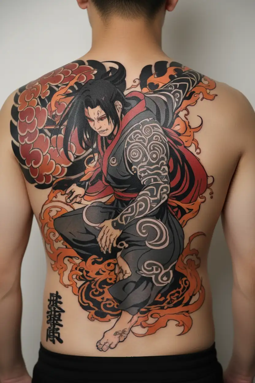 Itachi's Susanoo tattoo design idea