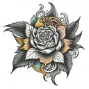 twenty seven tattoo design idea