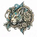 twenty seven tattoo design idea