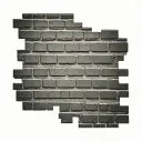 brick wall tattoo design idea