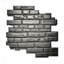 brick wall tattoo design idea