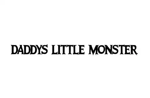 "DADDYS LITTLE MONSTER " tattoo design idea