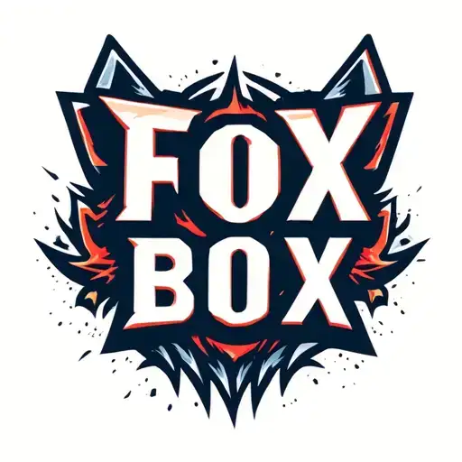 "Fox Box" logo tattoo design idea
