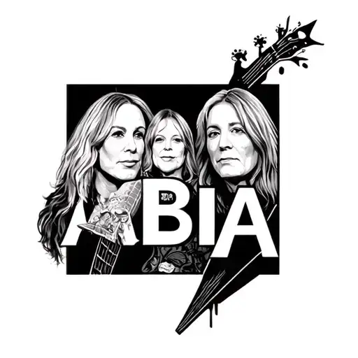 Abba tattoo design idea
