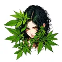 hemp vine wrapping tattoo design idea