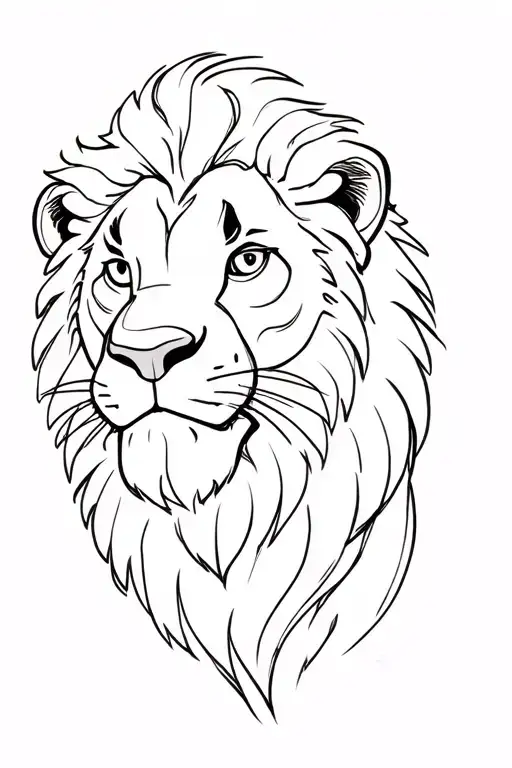 Simba and Mufasa Tattoo tattoo design idea