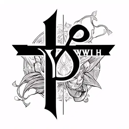 "The sacred name was an attempt to imitate and replicate breath Inhalation and exhalation" YHWH is his name" tattoo design idea