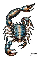 Incubus Scorpio tattoo design idea