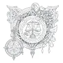 Ryan, Libra, Kentucky tattoo design idea