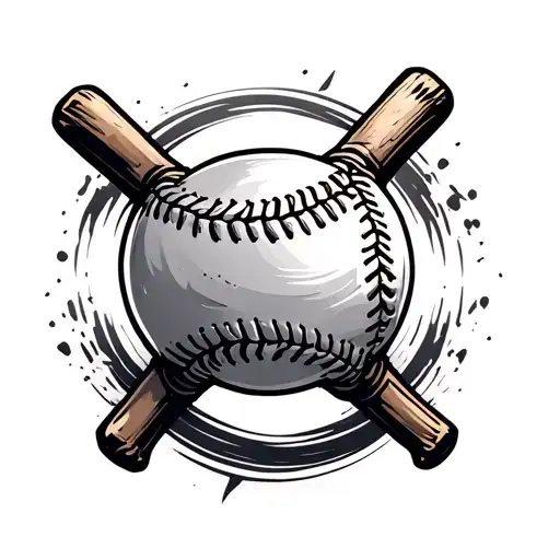 Baseball Seams tattoo design idea