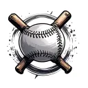 Baseball Seams tattoo design idea