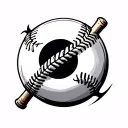 Baseball Seams tattoo design idea