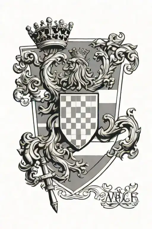 croatia flag filip aries versace tattoo design idea