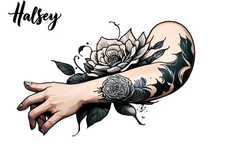 Halsey Forearm tattoo tattoo design idea